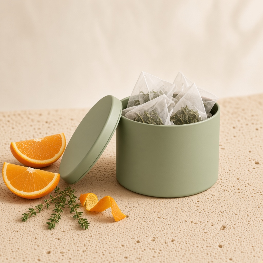 Dose Orange und Thymian